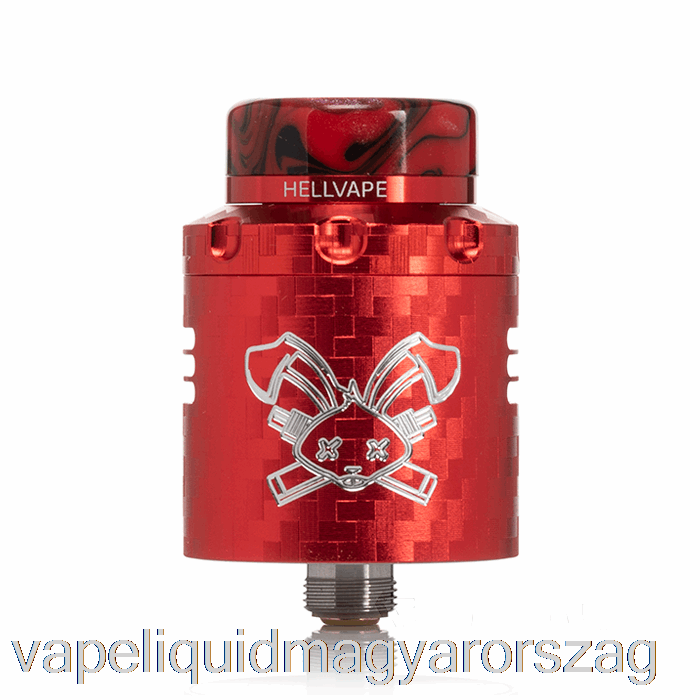 Hellvape Dead Rabbit V3 24mm Rda Vörös Szénszálas Vape Folyadék